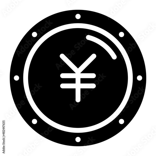 yen glyph icon