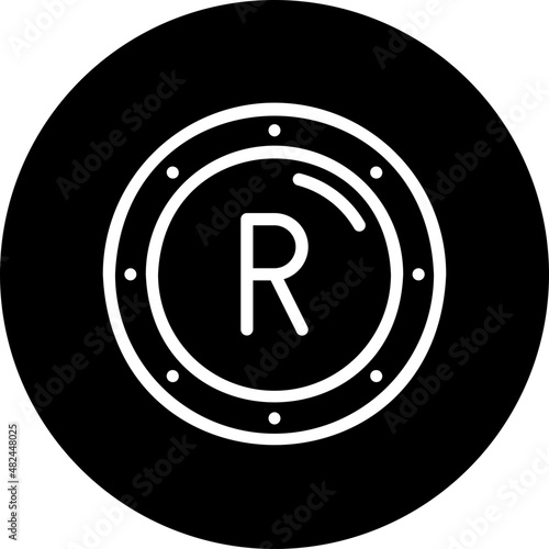 rand glyph icon