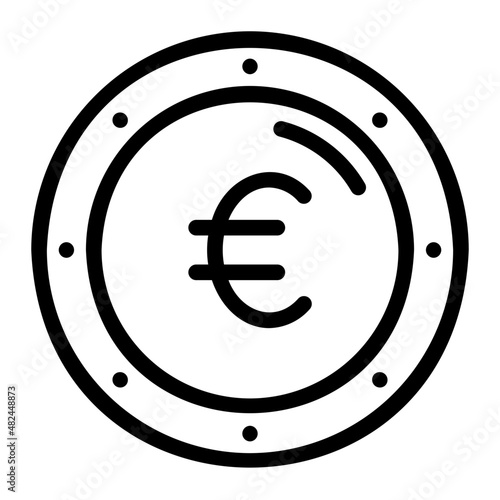 euro line icon