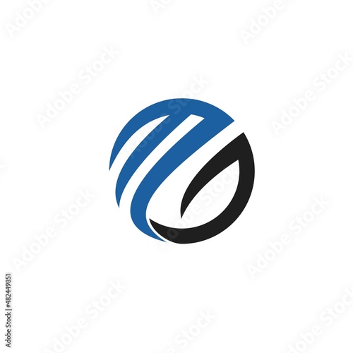 MG or GM initial letter logo design vector.