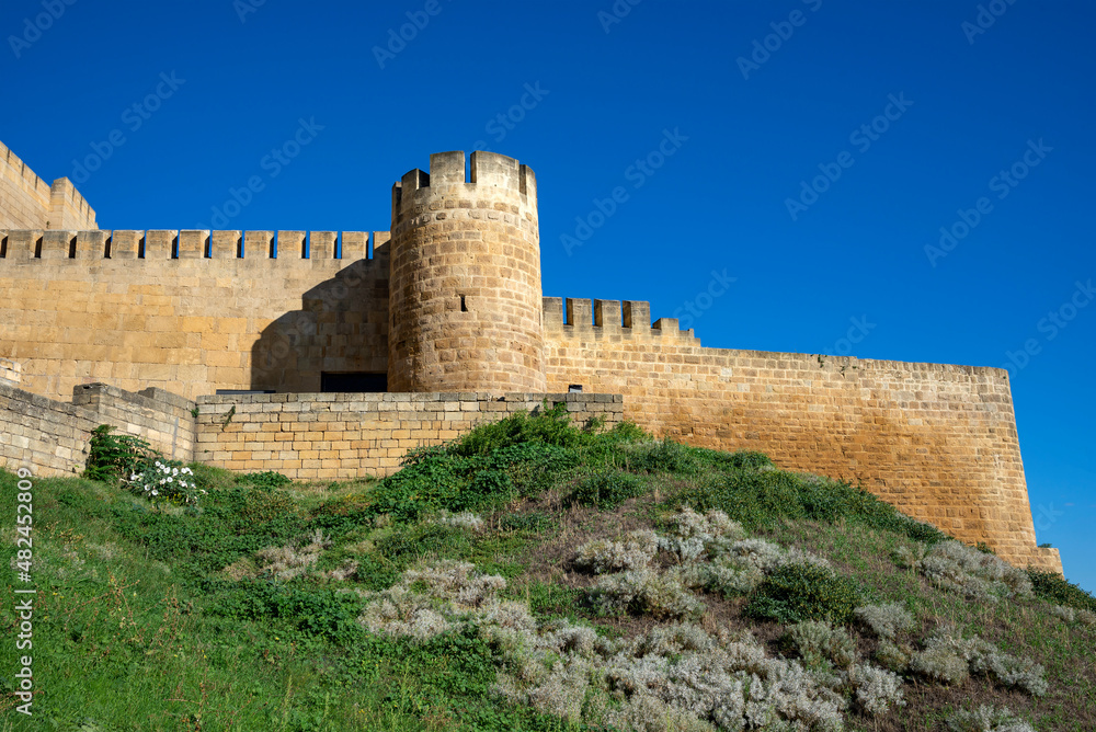 Fragment of the wall of the old fortress Naryn-Kala. Derbent, Republic of Dagestan. Russia
