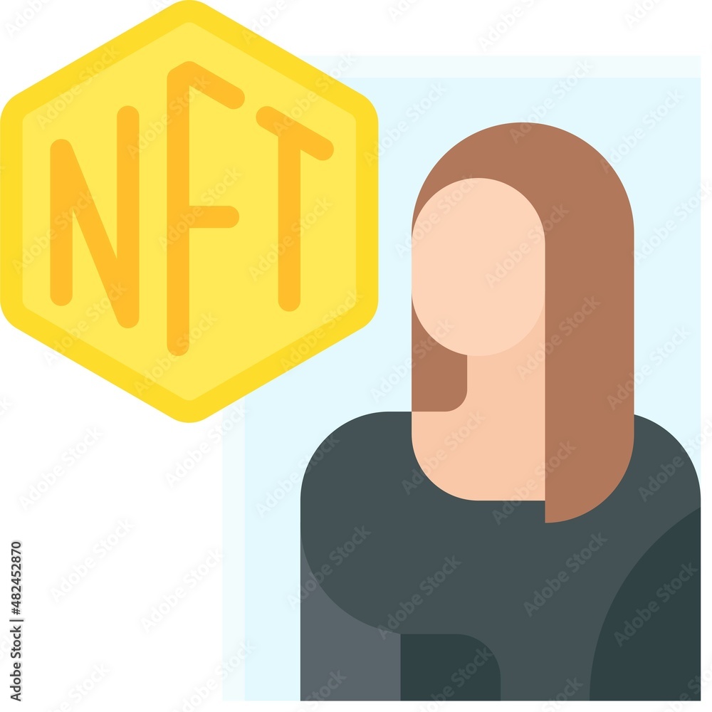NFT sculpture icon, NFT related vector illustration NFT sculpture icon, NFT related vector illustration