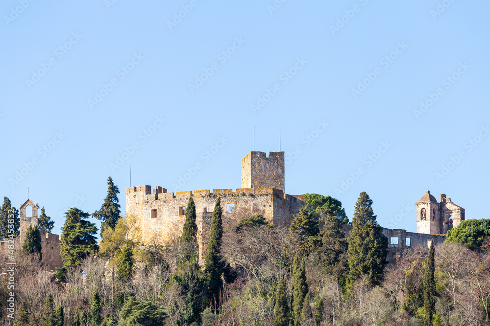 Tomar (Thomar) castle of the Templar knights and the convent of Christ in Portugal