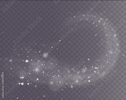 Cold winter wind texture. Holiday vector blizzard. Christmas effect of a cold blizzard. Vector PNG.	
