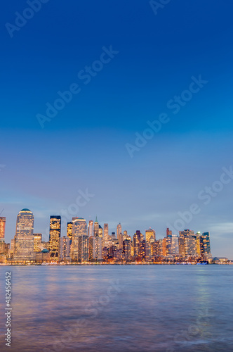 Manhattan Skyline as seen from Jersey City, New York, United States of America. © Anibal Trejo