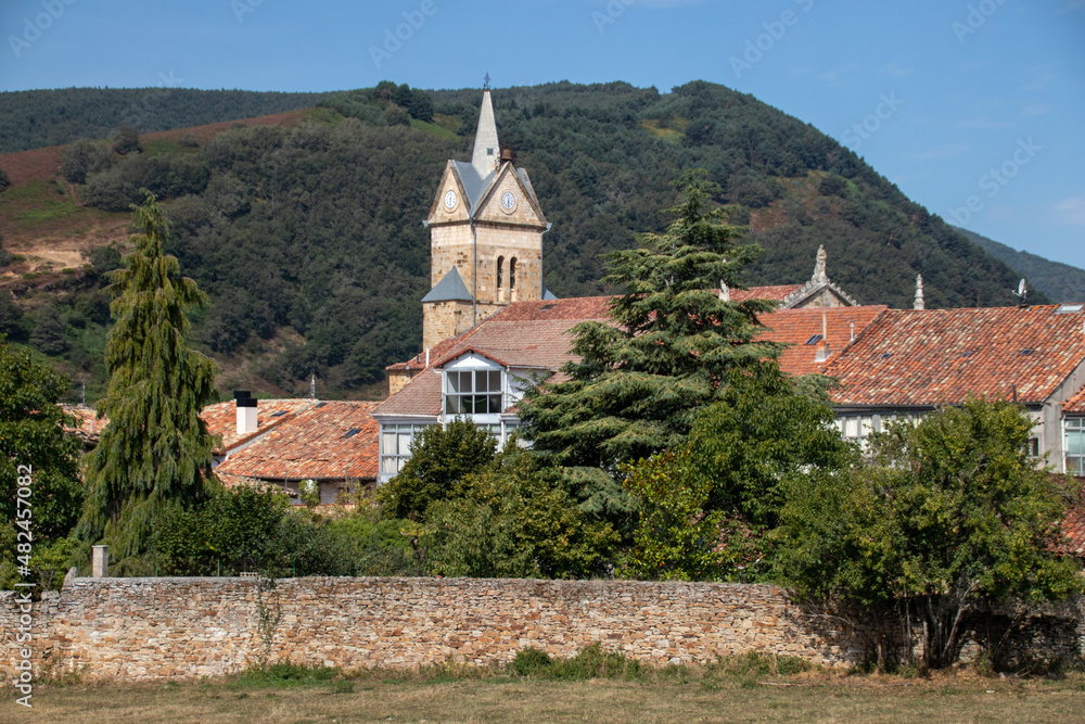 Fototapeta premium Santa Cecilia, The church of Espinosa de los Monteros