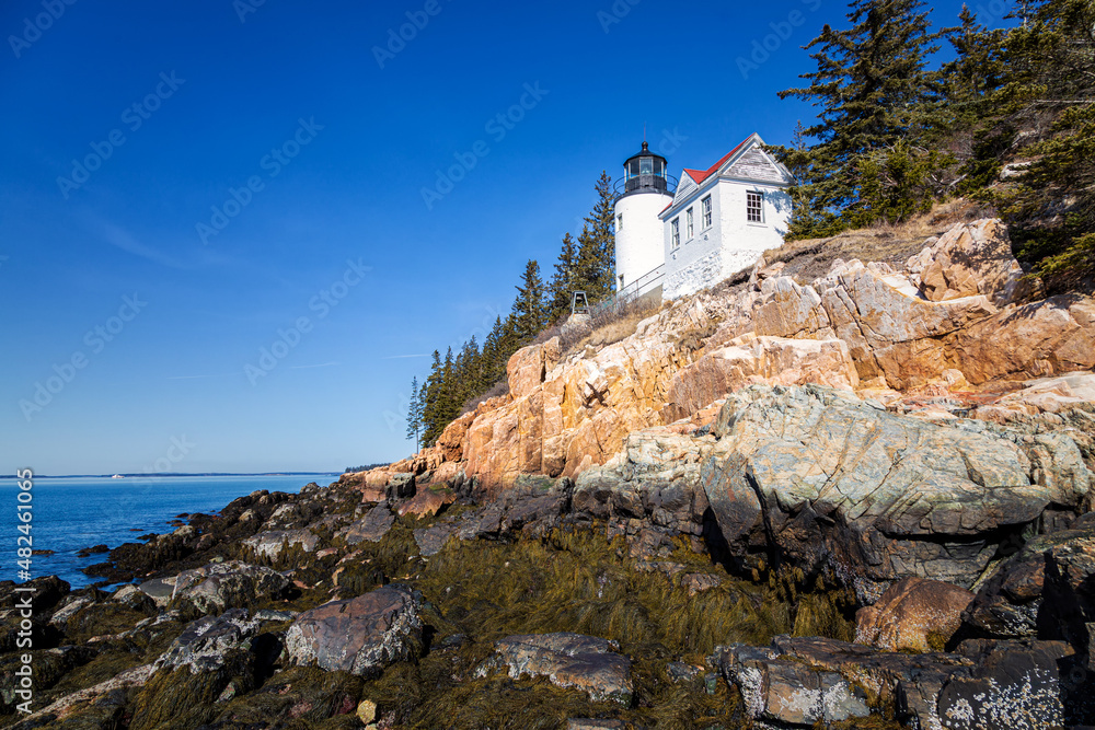 Obraz premium Bass Harbor Head Lighthouse, Maine