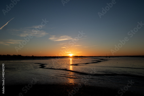 Sunrise over the Blackwater Estuary near Maldon, Essex © Jon Ritchie