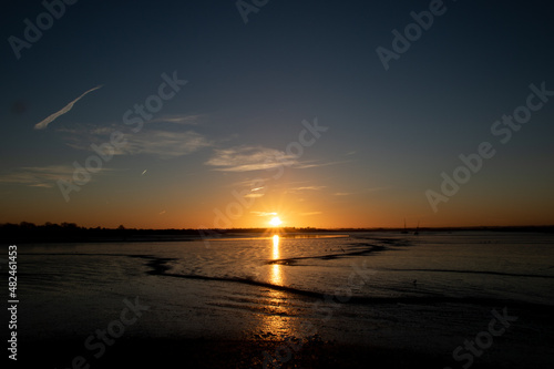 Sunrise over the Blackwater Estuary near Maldon  Essex