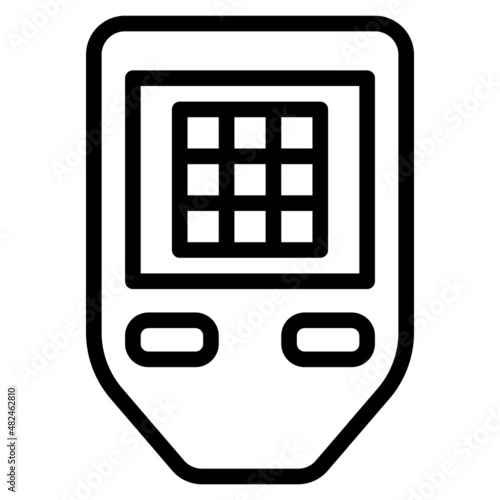 Hardware wallet icon, NFT related vector illustration