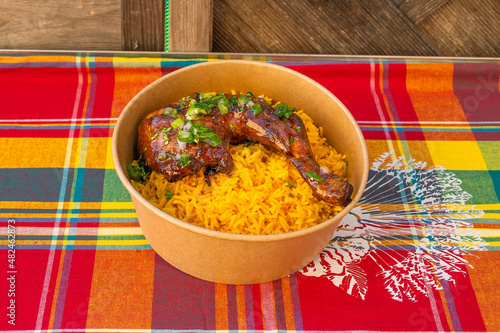 indian chicken curry / Poulet Boucané