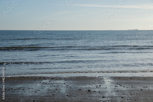 Fototapeta Naklejka Na Ścianę i Meble -  The sea off the coast of Sandown, Isle of Wight