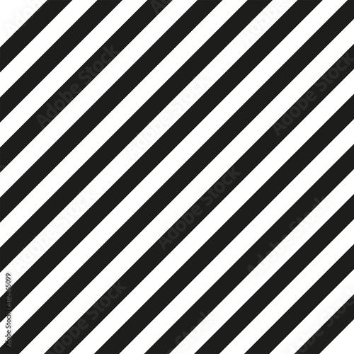 Geometric pattern with diagonal lines. Modern black and white texture. Vector background