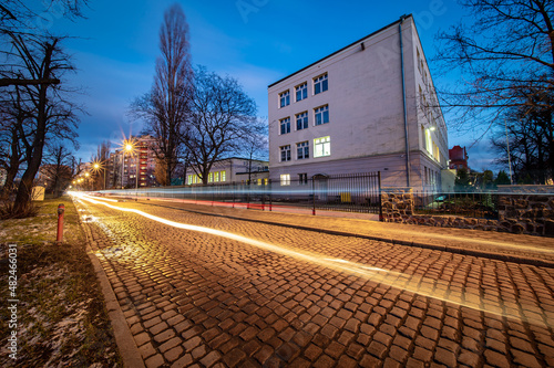Okolice szkoły podstawowej w Gdańsku