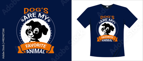 Cute dog t-shirt design for dog lovers with the slogan- Vector illustration design for prints.