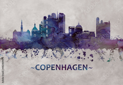 Photography Copenhagen Denmark skyline