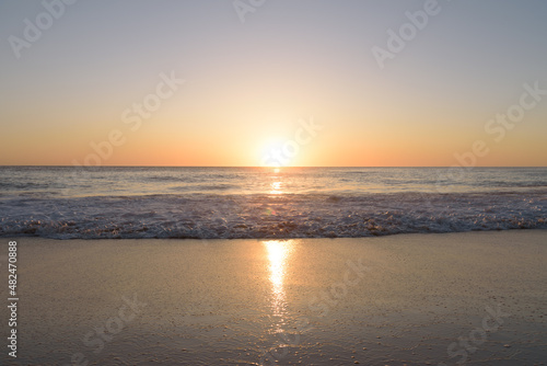 Sunset on the beach of Cape Trafalgar, Canos de Meca, Cadiz, Andalusia, Spain © JMDuran Photography