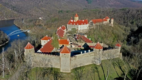 Veveri castle, near the city of Brno, Moravia, Czech republic photo