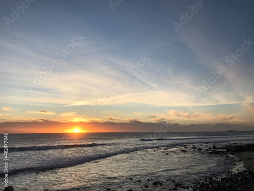 Beautiful New Years Sunset on Gran Canaria