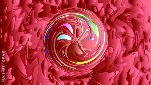 Colorful  bright  multicolor pattern fractal  glitch  ornament fantasy kaleidoscope.