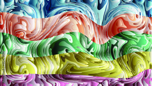 Colorful  bright  multicolor pattern fractal  glitch  ornament fantasy kaleidoscope.