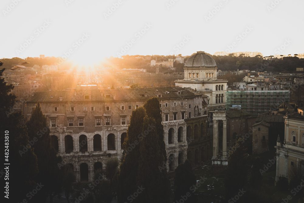 Fototapeta premium Roma, skyline