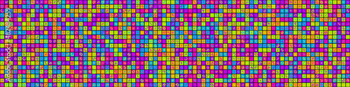 Abstract Geometric Pattern generative computational art illustration