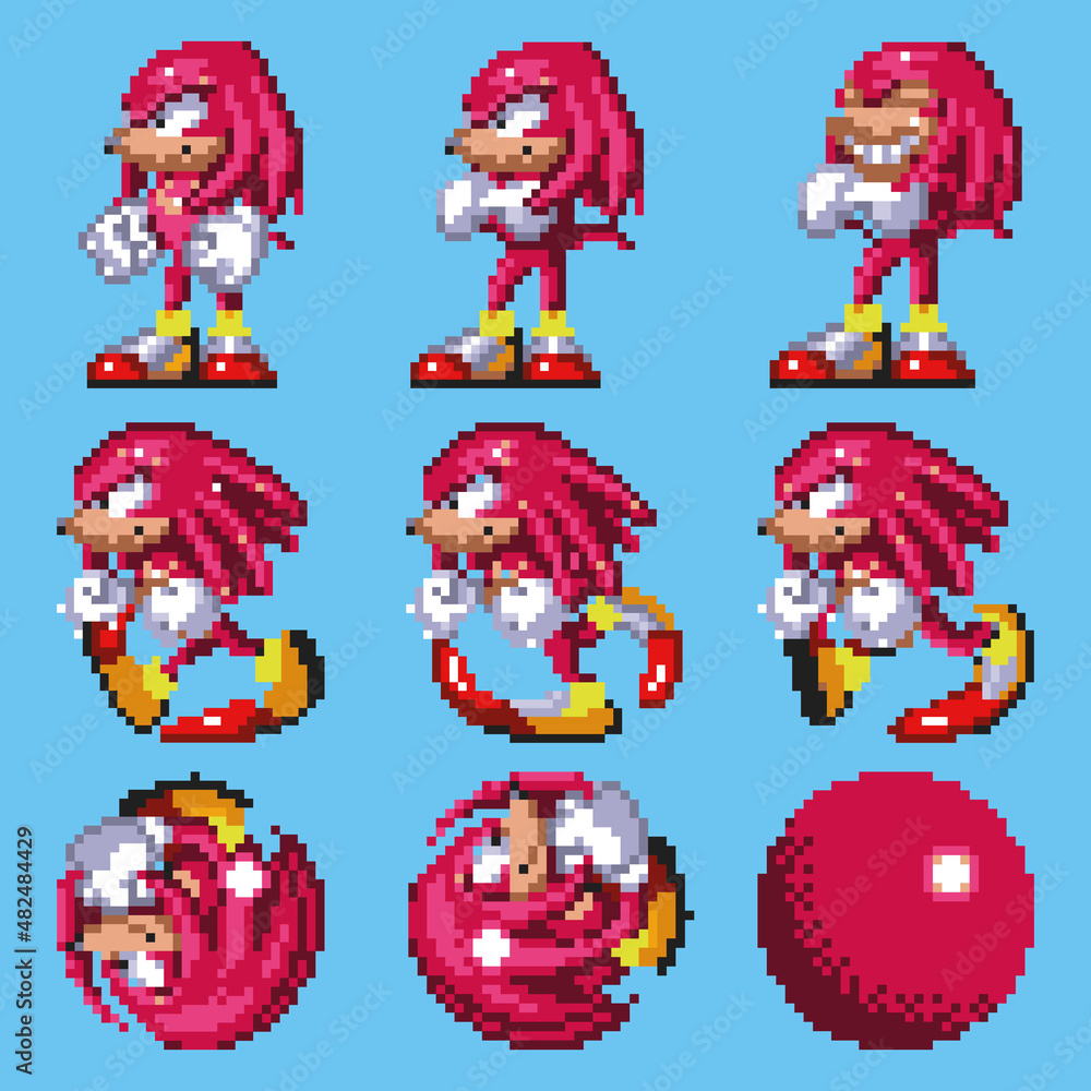 Classic Sonic Sprites Edited, Sonic the Hedgehog illustration