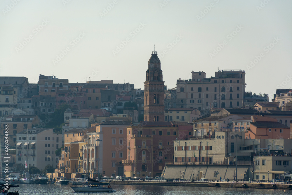 Morning walk in old part of Gaeta, ancient Italian city in province Latina