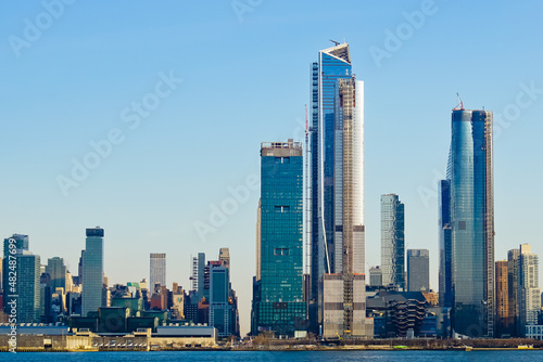 Skyline of Hudson yard in Manhattan NYC USA