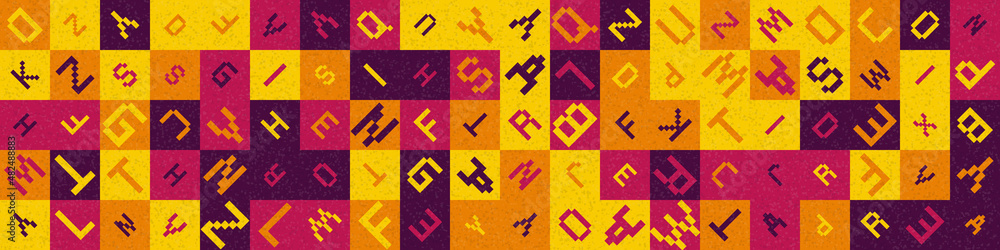 Abstract Geometric Pattern generative computational art illustration Abstract Geometric Pattern generative computational art illustration
