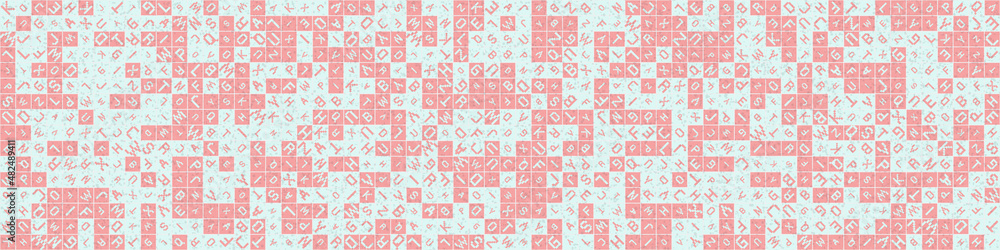 Abstract Geometric Pattern generative computational art illustration Abstract Geometric Pattern generative computational art illustration