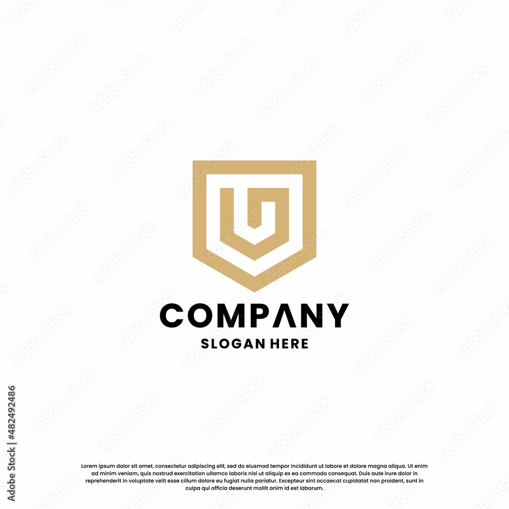 creative letter G combine with shield logo design monogram for your business identity creative letter G combine with shield logo design monogram for your business identity