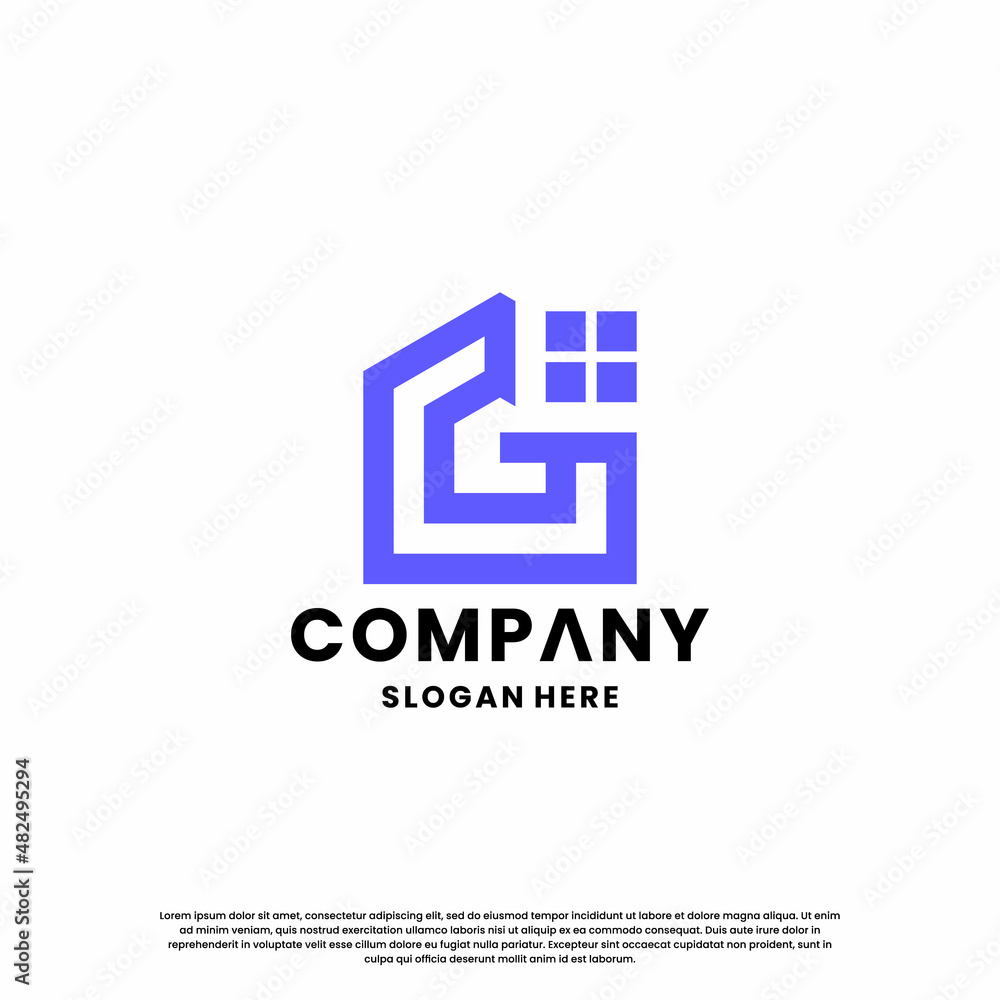letter G monogram logo design inspiration. Initial logo for business identity. letter G monogram logo design inspiration. Initial logo for business identity.