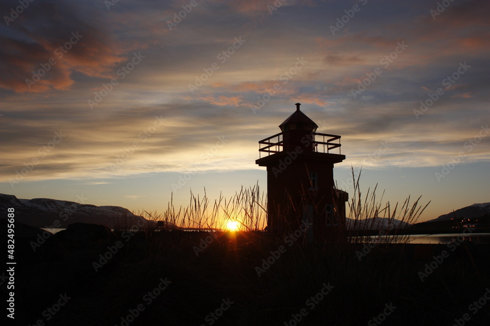 sunset at the lighthouse sunset at the lighthouse