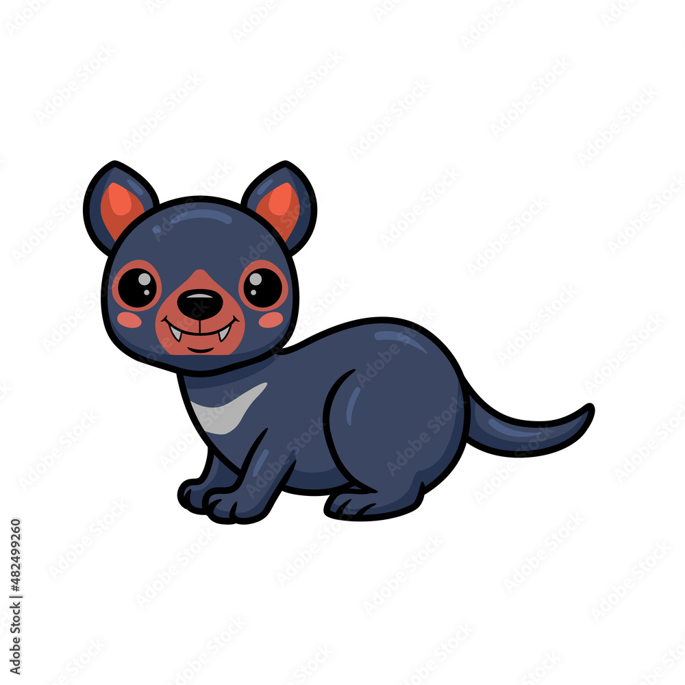 Cute little tasmanian devil cartoon Cute little tasmanian devil cartoon
