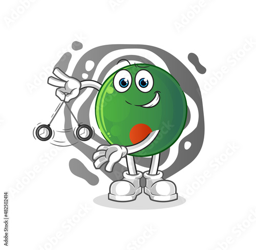 bangladesh flag hypnotizing cartoon. cartoon mascot vector