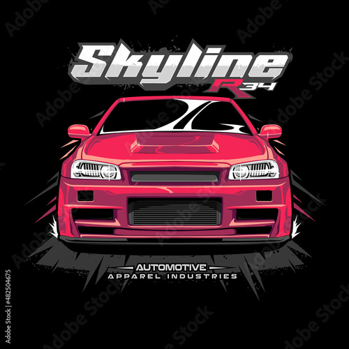 Sport car vector, Sport car, modern car