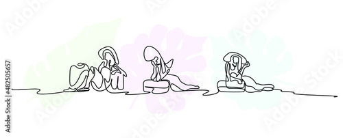 woman preparing for vacation, giving different poses. woman posing with holiday hat, holiday suitcase