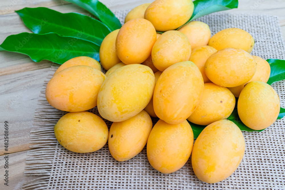 Plum mango, or Marian plum fruit Plum mango, or Marian plum fruit