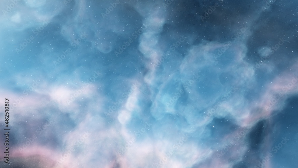 nebula gas cloud in deep outer space