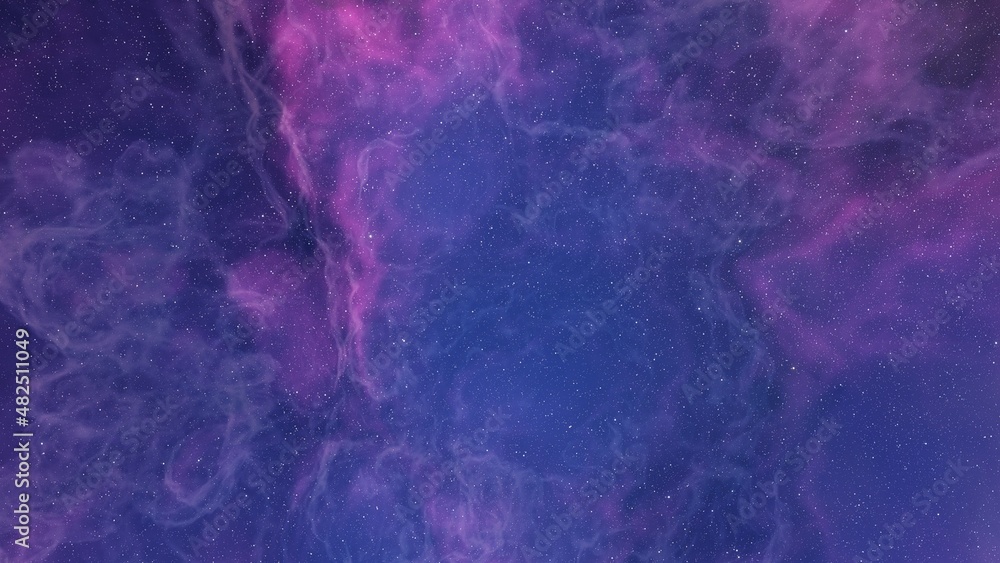 nebula gas cloud in deep outer space