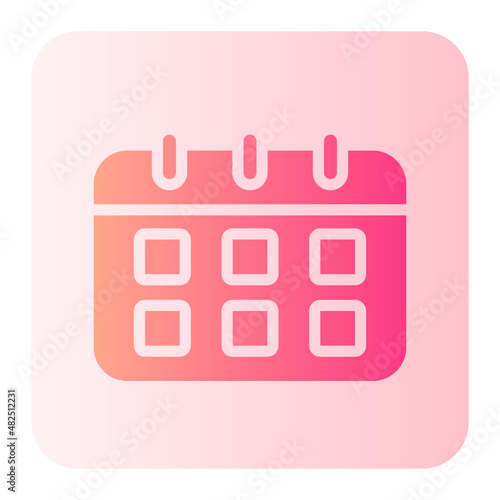 calendar gradient icon
