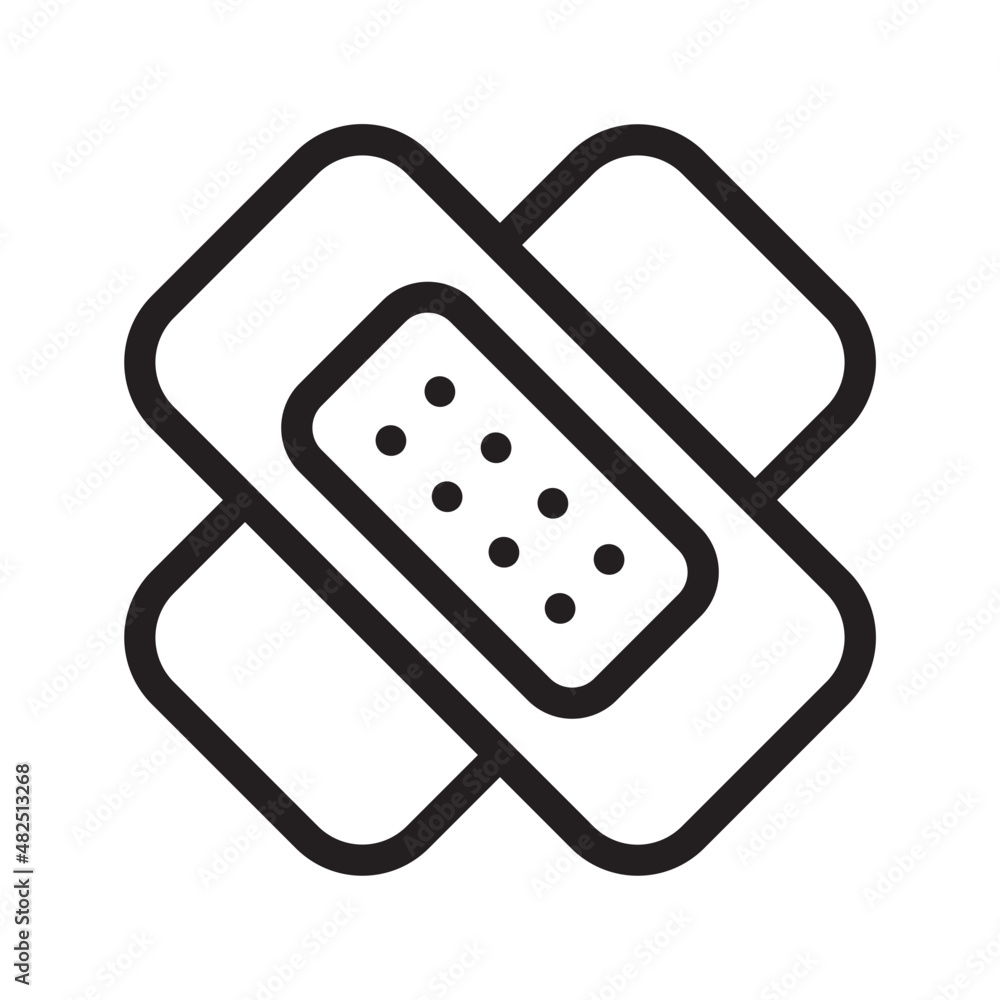 band aids line icon band aids line icon