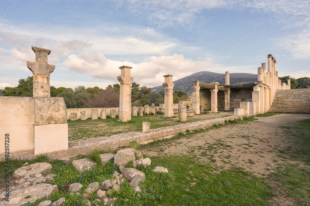  Abaton ruins at Epidavros, Greece