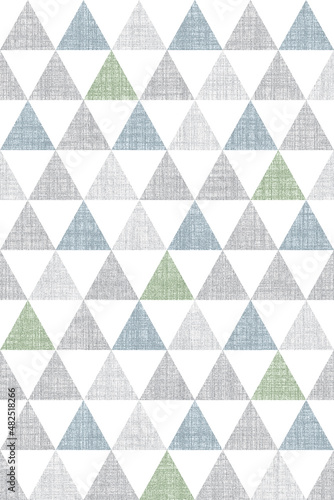 Seamless triangle, pyramid, shape design, textile design, textile pattern