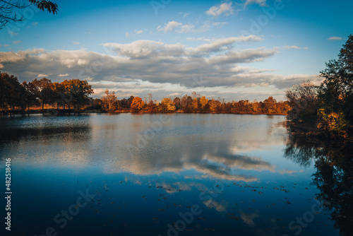 Lakeside view in Fall