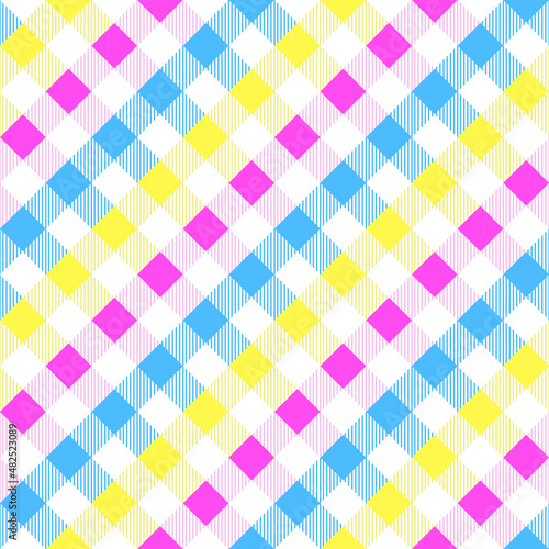 The classic seamless pattern checkers pattern design for decorating, wallpaper, clothing, fabric, tablecloth, textile,background.backdrop and etc.