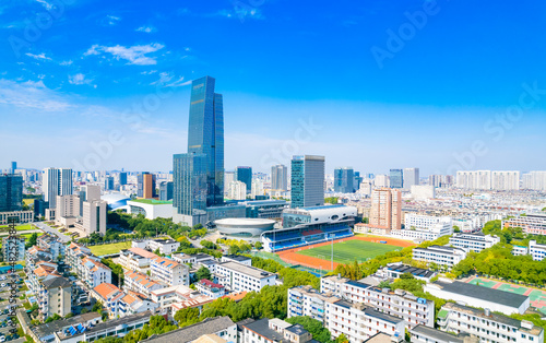 Urban environment of Wuzhong Sports Center, Suzhou City, Jiangsu Province