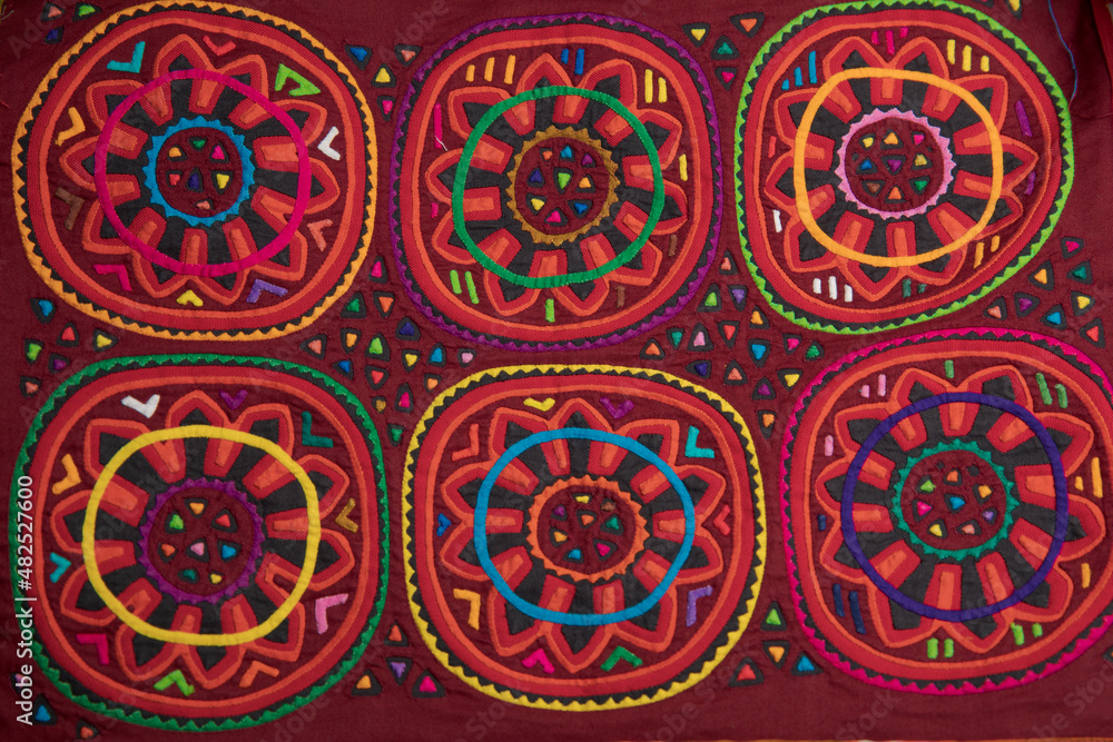 Mola Guna design of an Indigenous woman from Guna Yala Panama Mola Guna design of an Indigenous woman from Guna Yala Panama